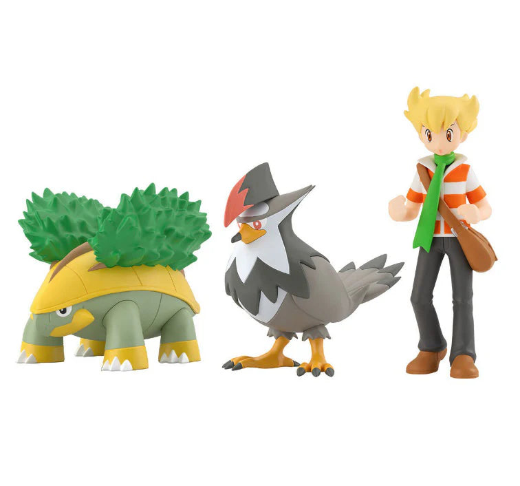 [PRE-ORDER] POKEMON SCALE WORLD SINNOH REGION JUN & GROTLE & STARAPTOR