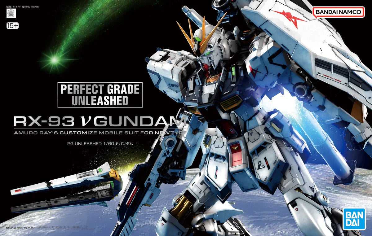 [PRE-ORDER] PG UNLEASHED Perfect Grade 1/60 Mobile Suit RX-93 Nu Gundam