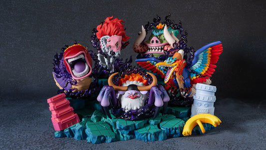 [PRE-ORDER] ONE PIECE WORLD COLLECTABLE FIGURE (WCF) PREMIUM MONKEY D. LUFFY VS FIVE ELDERS