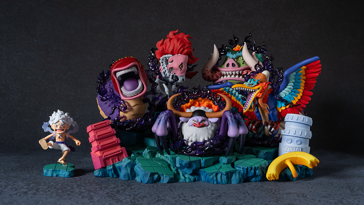 [PRE-ORDER] ONE PIECE WORLD COLLECTABLE FIGURE (WCF) PREMIUM MONKEY D. LUFFY VS FIVE ELDERS