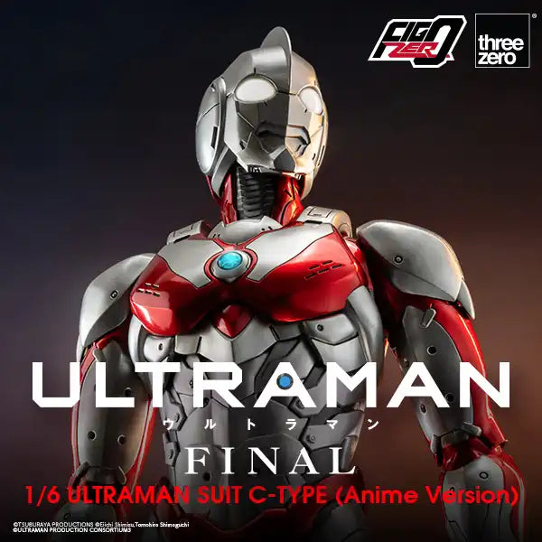 [PRE-ORDER] Threezero Anime ‘ULTRAMAN’ FINAL Season - FigZero 1/6 ULTRAMAN SUIT C-TYPE (Anime Version)