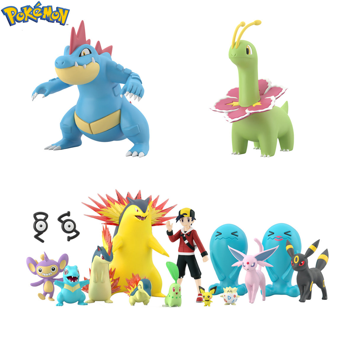 [IN STOCK in AU] Pokemon Scale World Feraligatr & Meganium & Johto Region Set