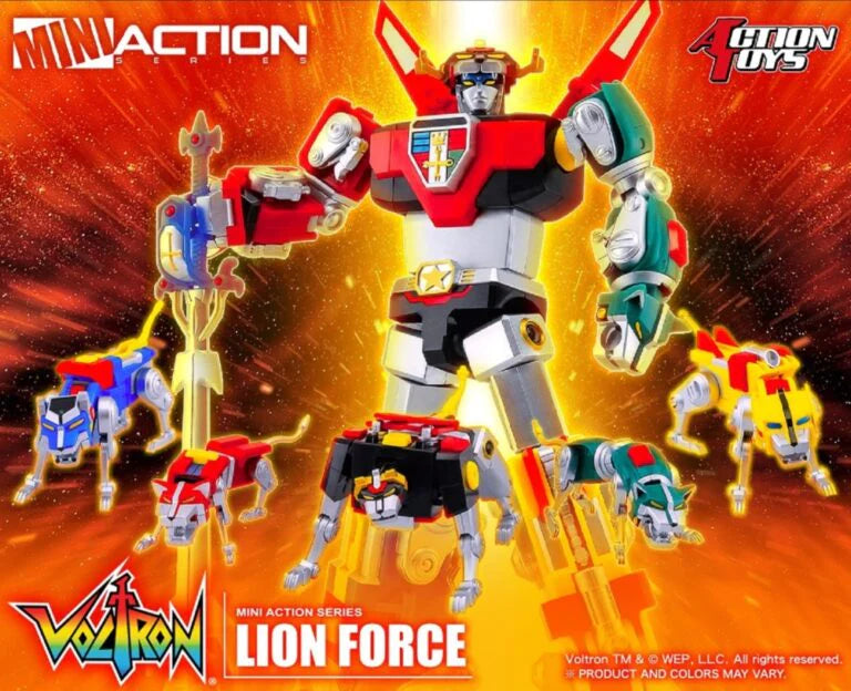 [PRE-ORDER]  Mini Action Series Voltron Lion Force