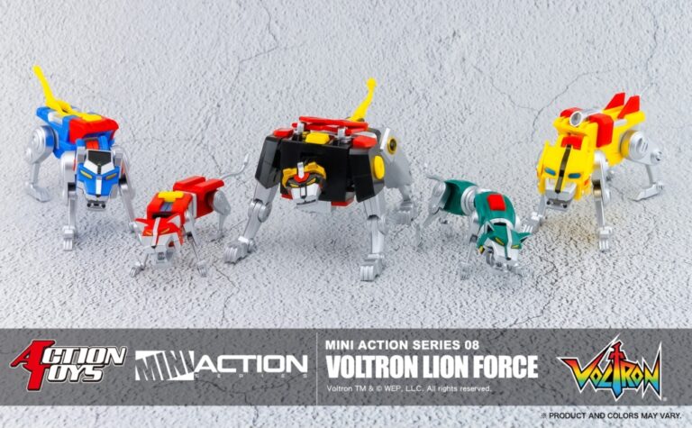 [PRE-ORDER]  Mini Action Series Voltron Lion Force