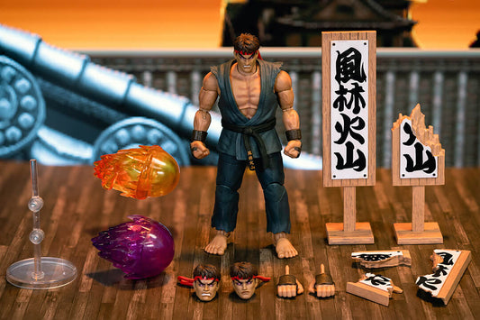 [IN STOCK in AU] Street Fighter II Evil Ryu 1/12 Scale Action Figure Deluxe Set Exclusive