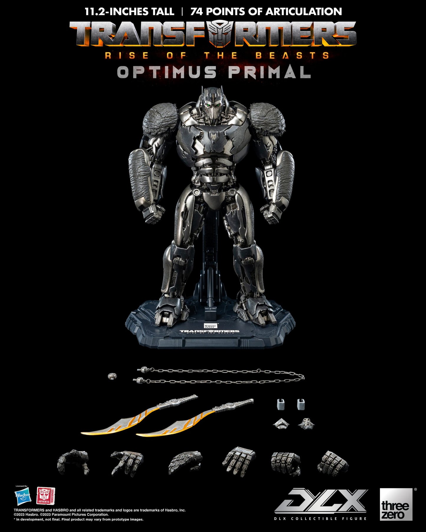 [IN STOCK in AU] Threezero Transformers Rise of the Beasts DLX Optimus Primal DLX Scale