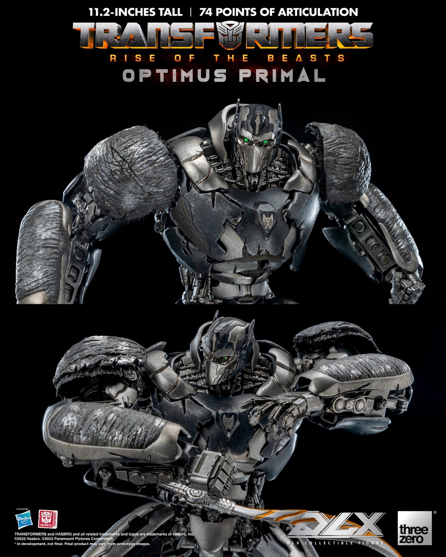 [IN STOCK in AU] Threezero Transformers Rise of the Beasts DLX Optimus Primal DLX Scale