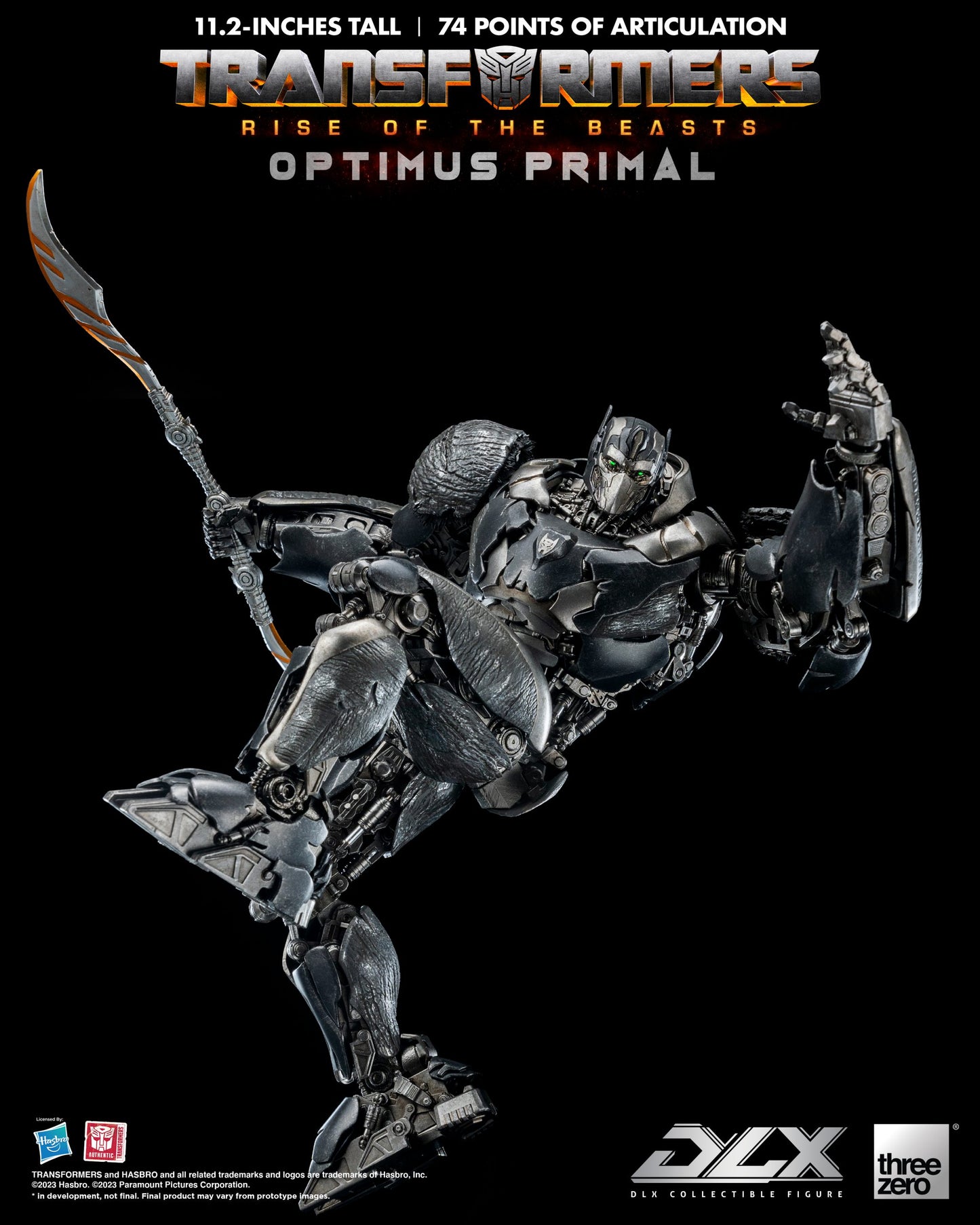 [IN STOCK in AU] Threezero Transformers Rise of the Beasts DLX Optimus Primal DLX Scale