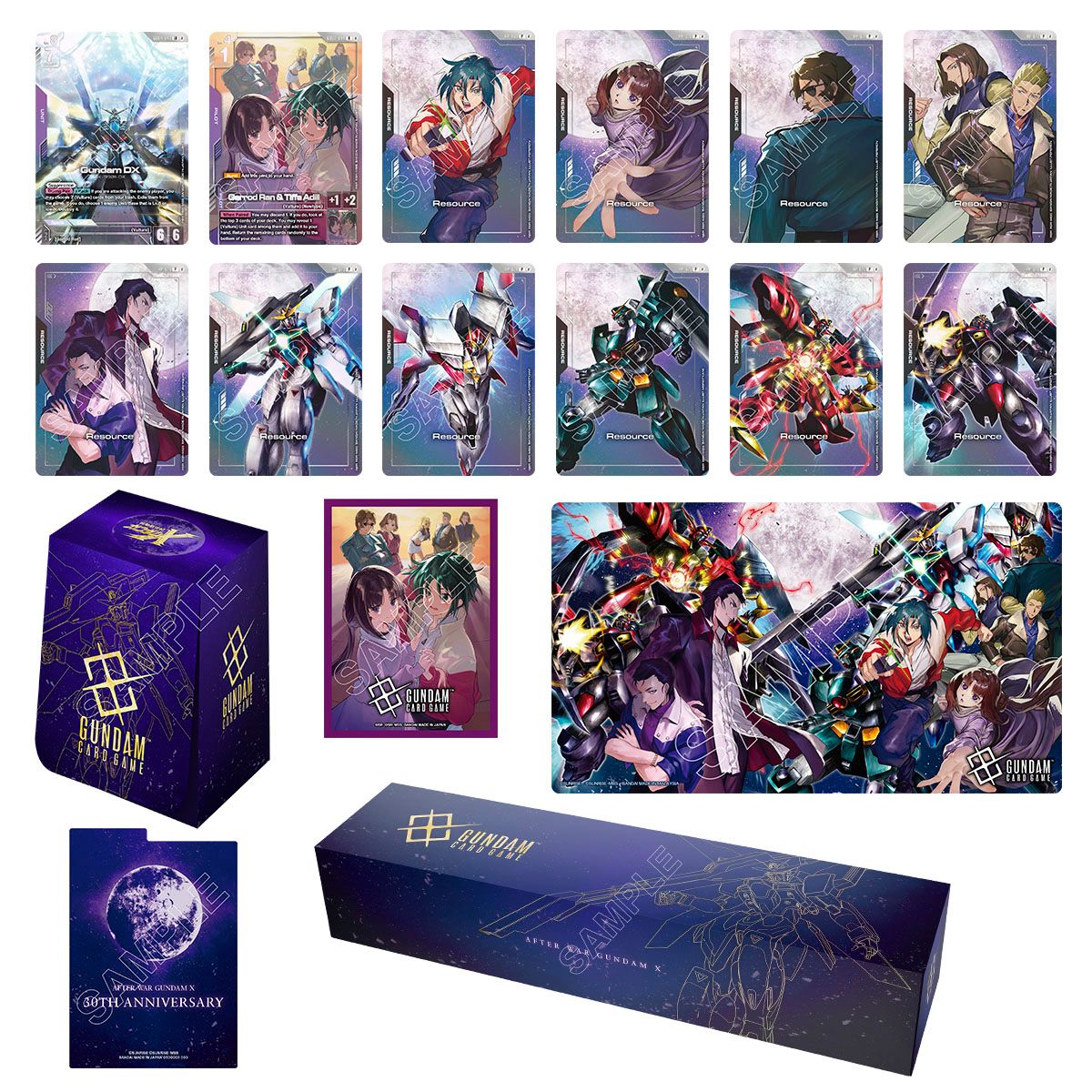 [PRE-ORDER] Gundam Card Game PREMIUM GOODS SET AFTER WAR GUNDAM X [Japanese]