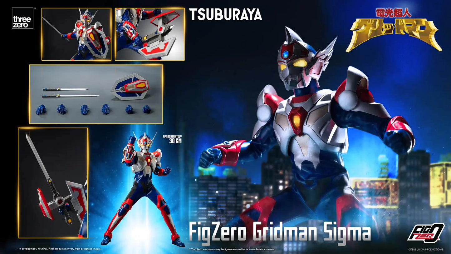 [PRE-ORDER] Threezero Gridman the Hyper Agent: Revenge of Neo Evil Lord FigZero Gridman Sigma