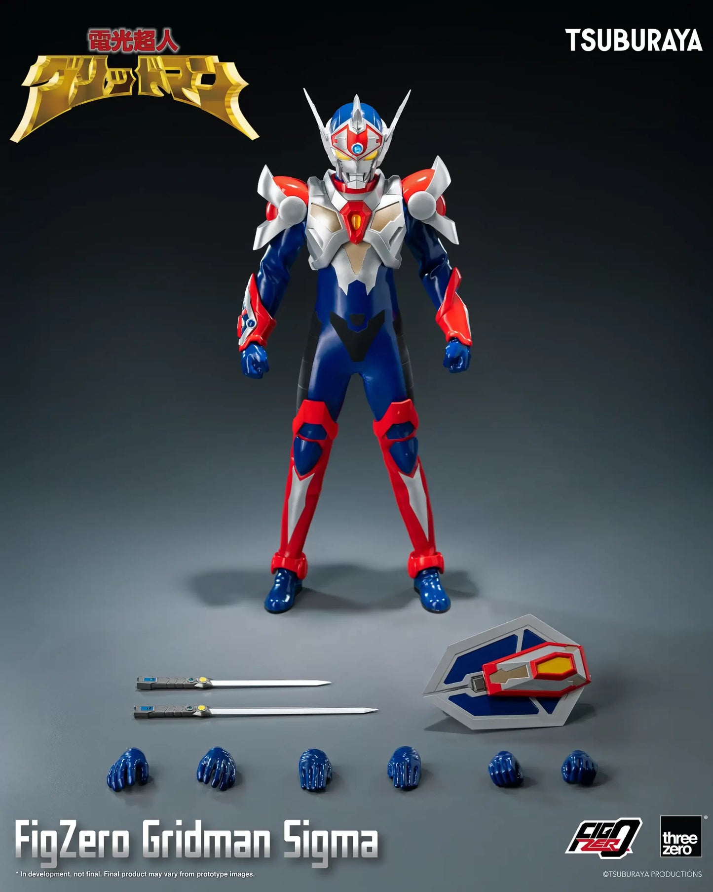 [PRE-ORDER] Threezero Gridman the Hyper Agent: Revenge of Neo Evil Lord FigZero Gridman Sigma