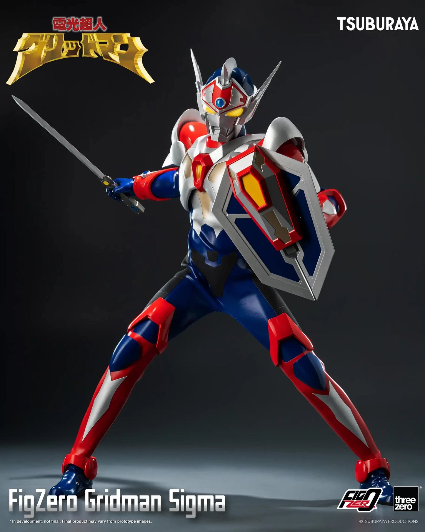 [PRE-ORDER] Threezero Gridman the Hyper Agent: Revenge of Neo Evil Lord FigZero Gridman Sigma