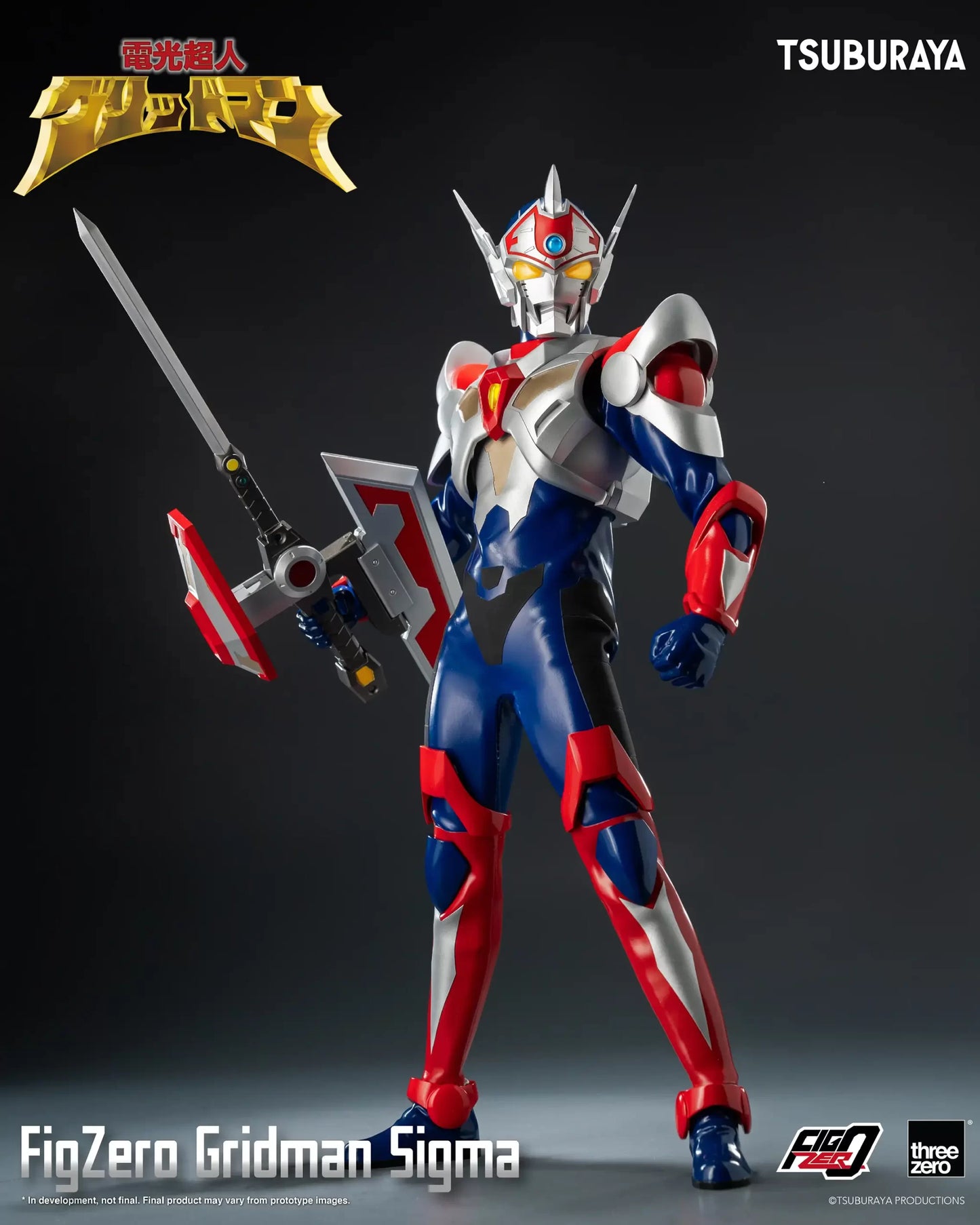 [PRE-ORDER] Threezero Gridman the Hyper Agent: Revenge of Neo Evil Lord FigZero Gridman Sigma