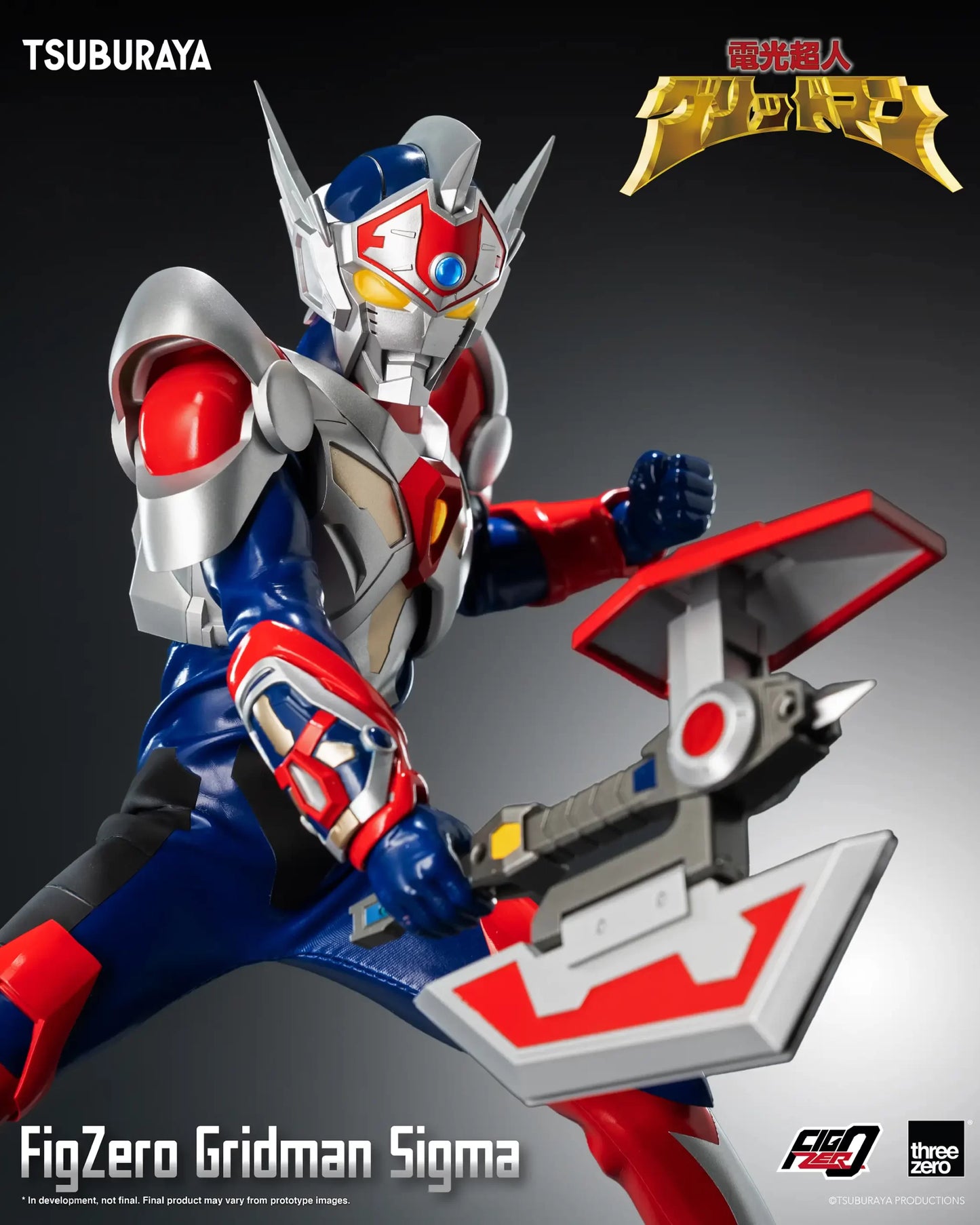 [PRE-ORDER] Threezero Gridman the Hyper Agent: Revenge of Neo Evil Lord FigZero Gridman Sigma