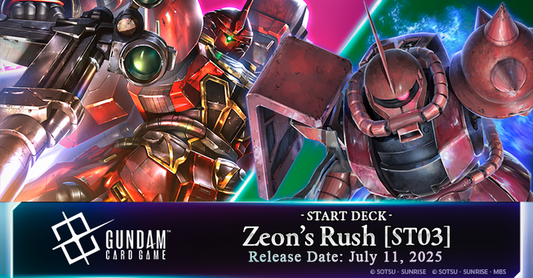 [PRE-ORDER] Gundam Card Game Start Deck  Gundam Assemble Set  Zeon's Rush【ST03A】 [Japanese]