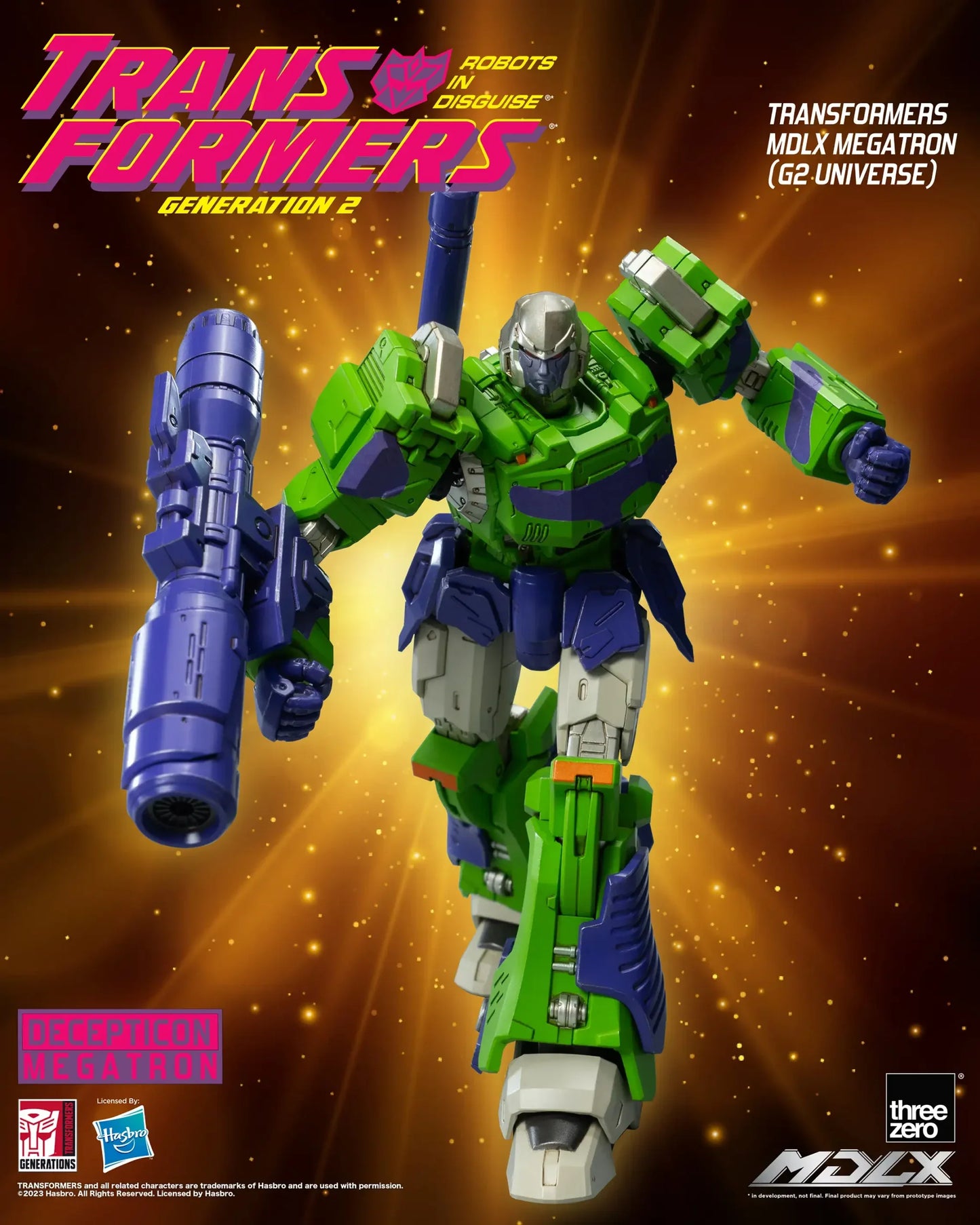 [BACK-ORDER] Threezero Transformers MDLX Megatron (G2 Universe)