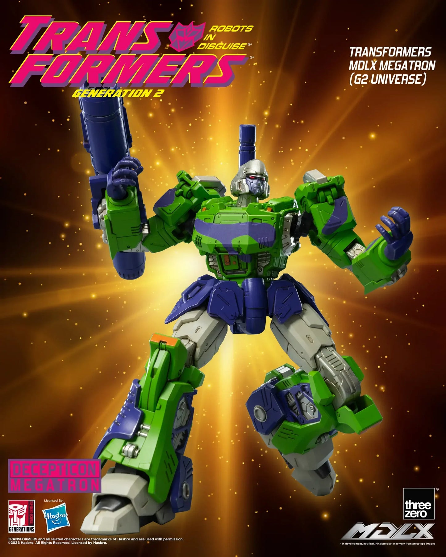 [BACK-ORDER] Threezero Transformers MDLX Megatron (G2 Universe)
