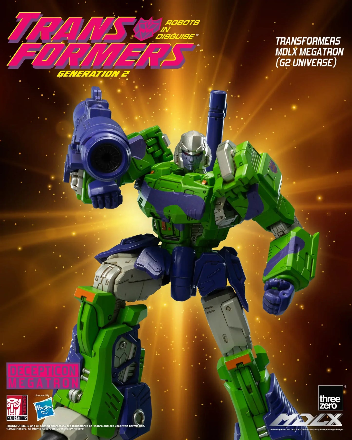 [BACK-ORDER] Threezero Transformers MDLX Megatron (G2 Universe)