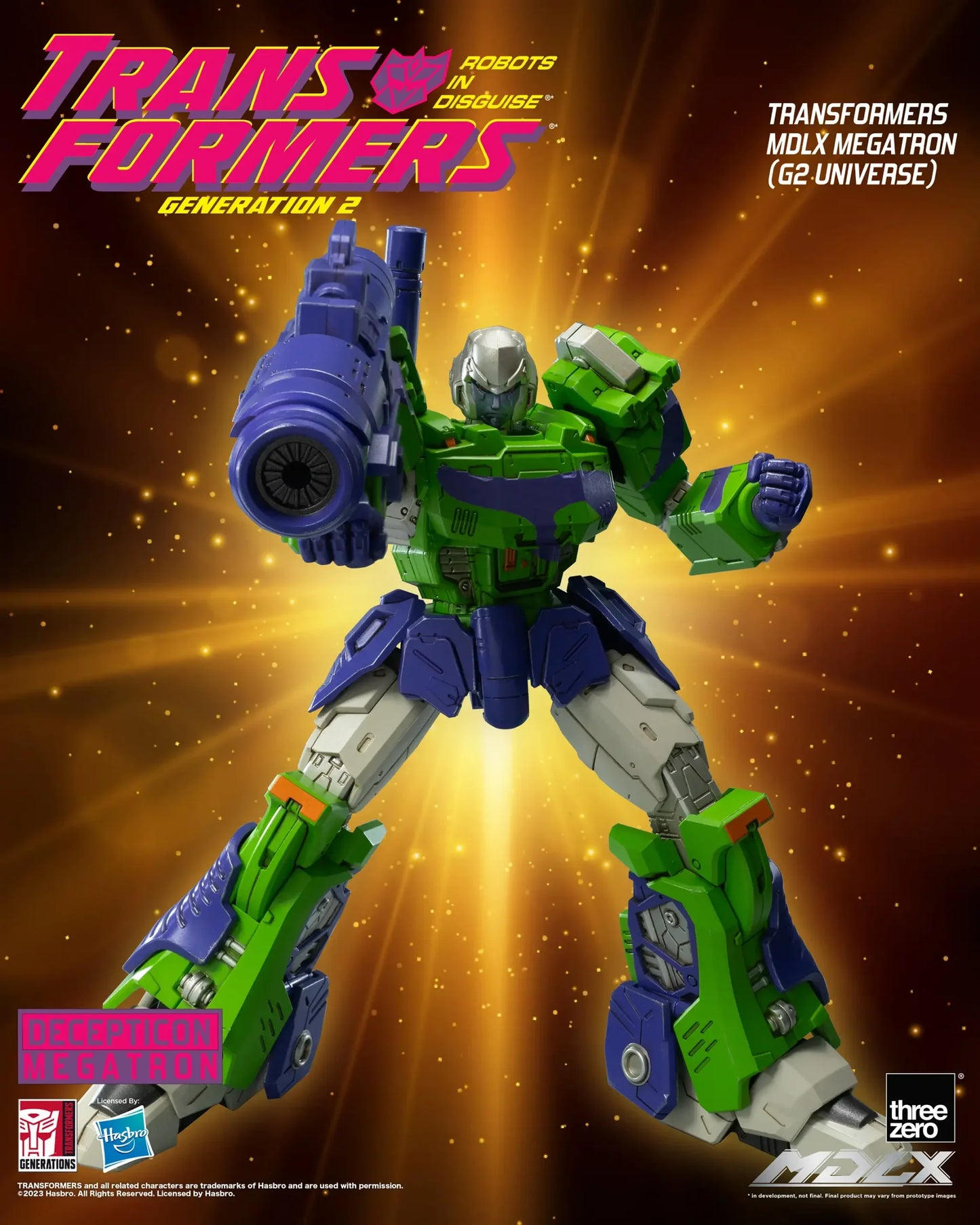 [BACK-ORDER] Threezero Transformers MDLX Megatron (G2 Universe)