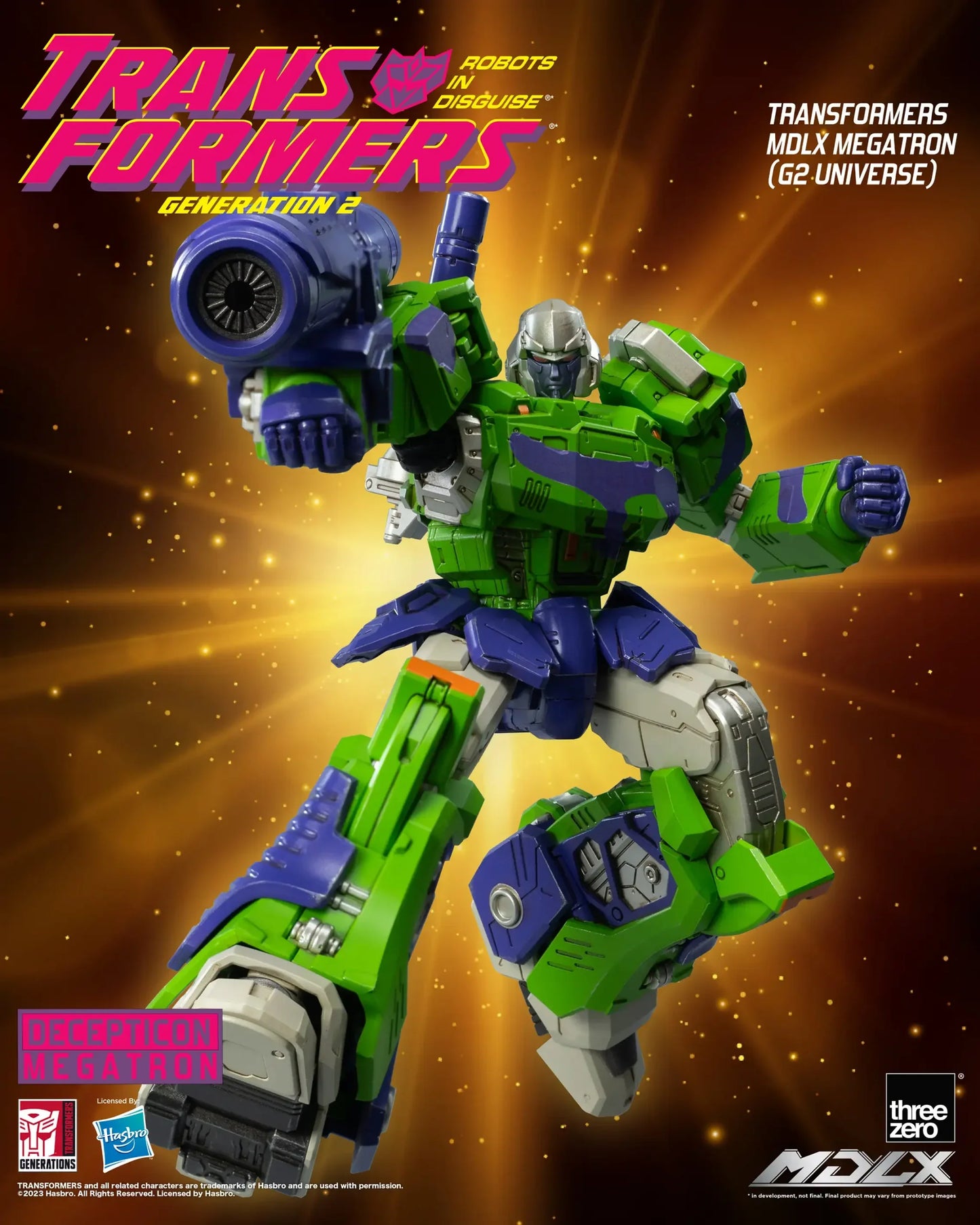 [BACK-ORDER] Threezero Transformers MDLX Megatron (G2 Universe)