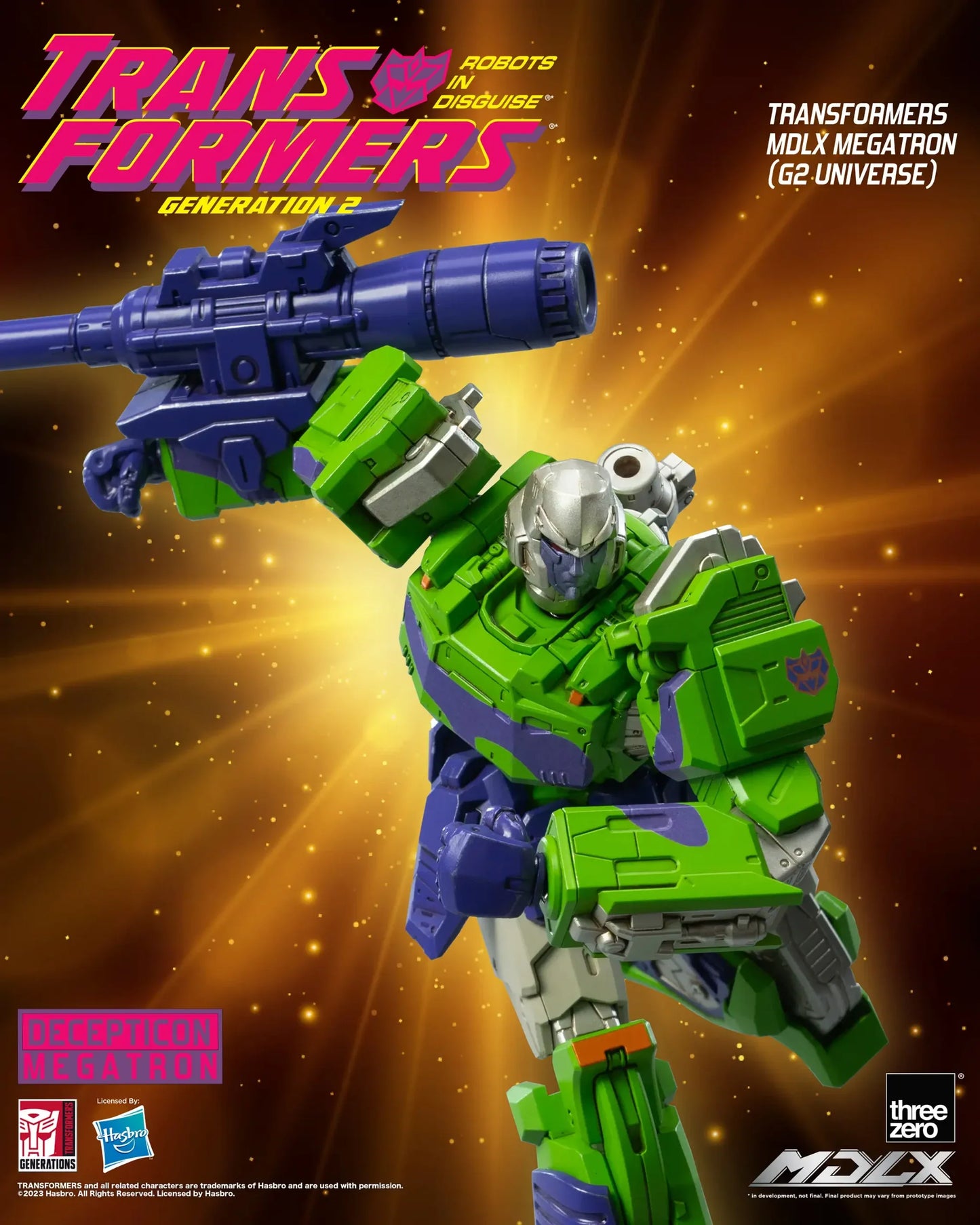 [BACK-ORDER] Threezero Transformers MDLX Megatron (G2 Universe)
