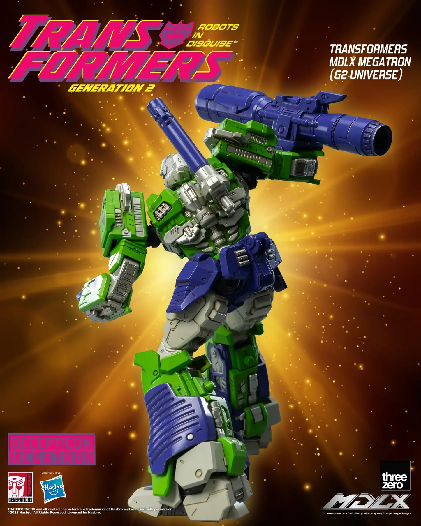 [BACK-ORDER] Threezero Transformers MDLX Megatron (G2 Universe)