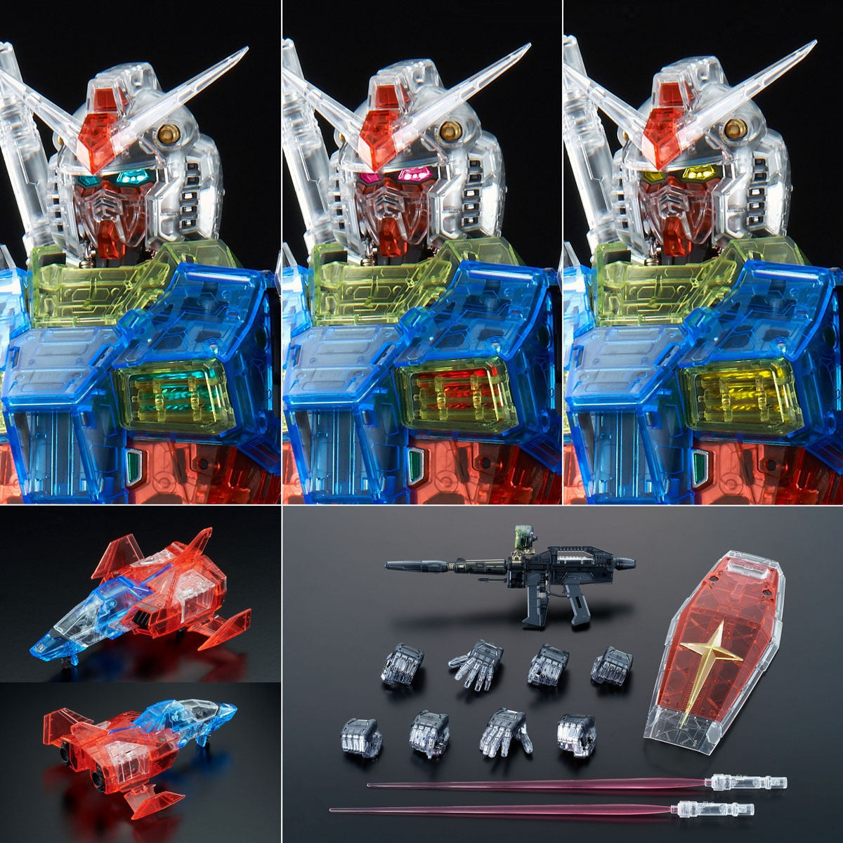[PRE-ORDER] PG UNLEASHED 1/60 CLEAR COLOR BODY FOR RX-78-2 GUNDAM