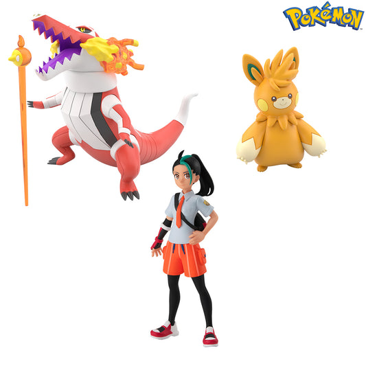 [PRE-ORDER] Pokemon Scale World Paldea Region Nemona & Skeledirge & Pawmot