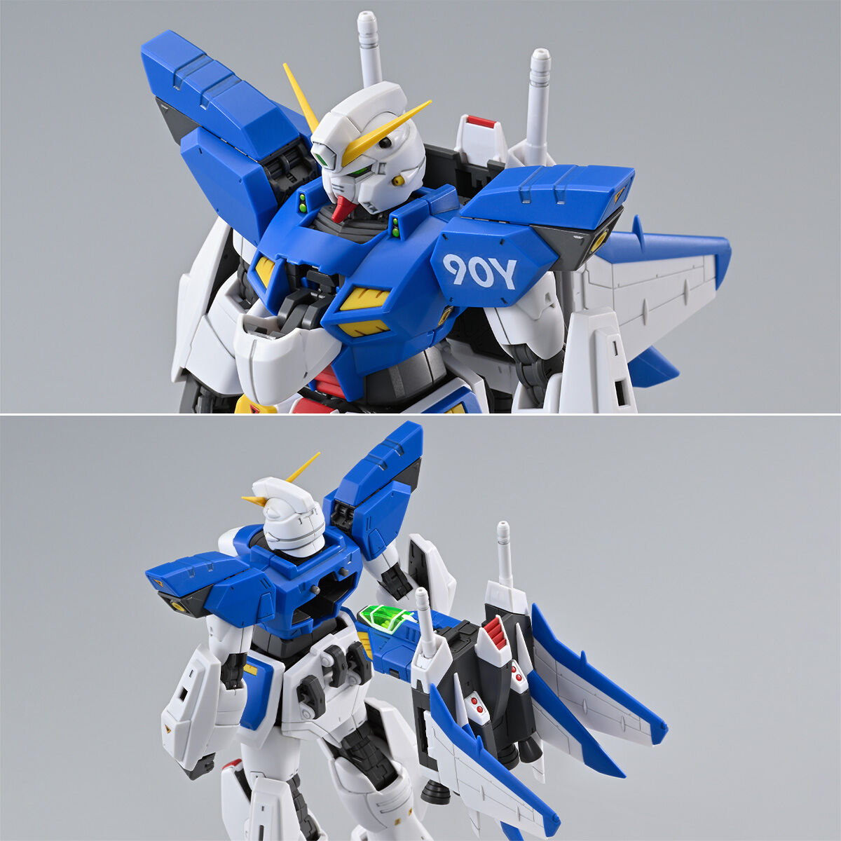 [IN STOCK in HK] MG 1/100 F90ⅢY CLUSTER GUNDAM