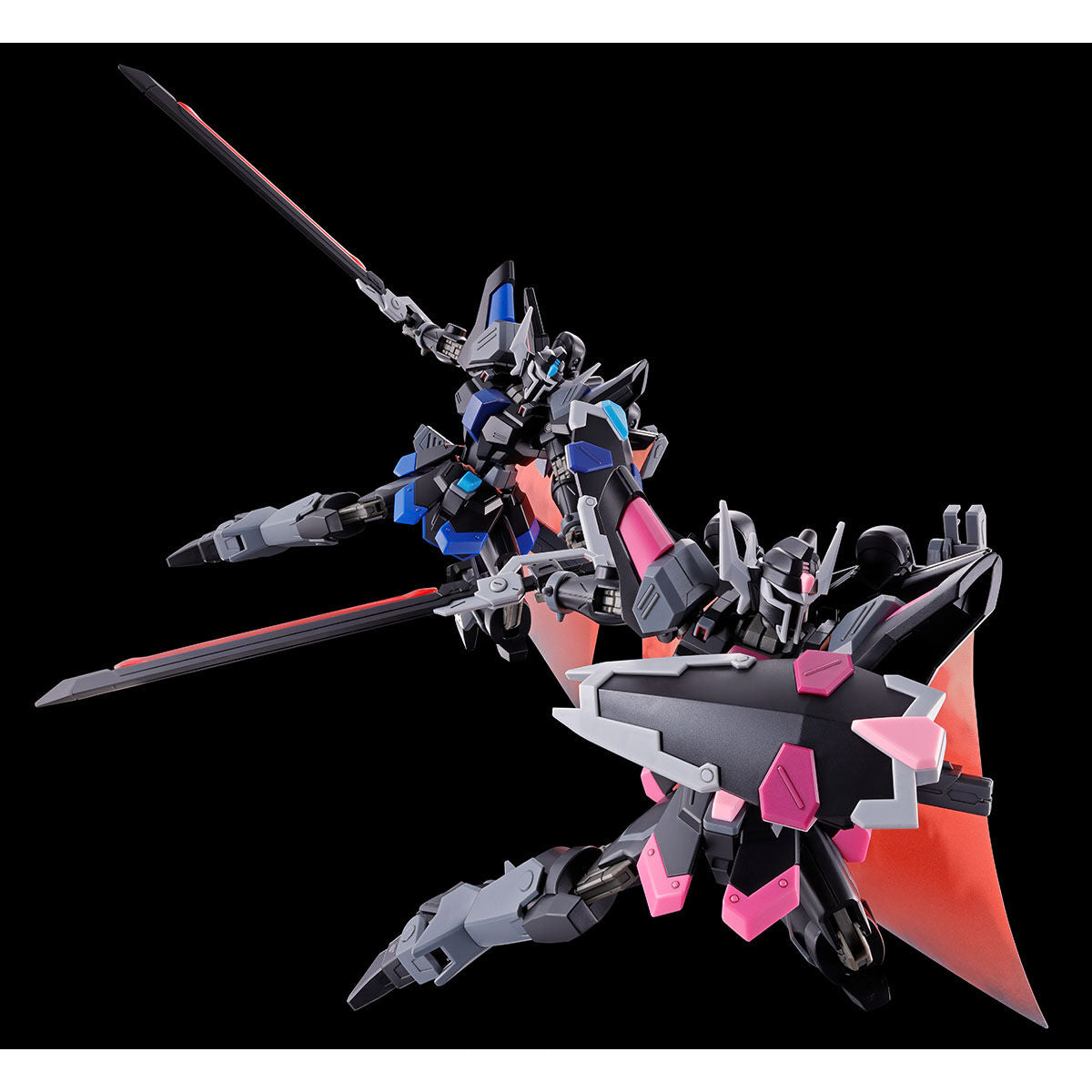 [IN STOCK in HK] HG 1/144 BLACK KNIGHT SQUAD Rud-ro. REDELARD CUSTOM&DANIEL CUSTOM&LIU CUSTOM SET