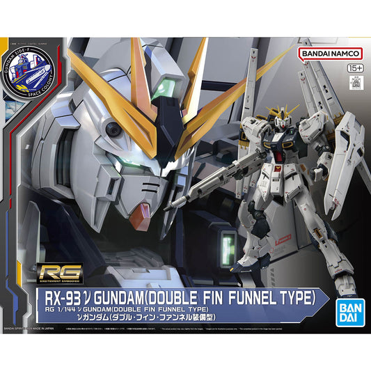 [PRE-ORDER] RG 1/144 v GUNDAM (DOUBLE FIN FUNNEL TYPE)