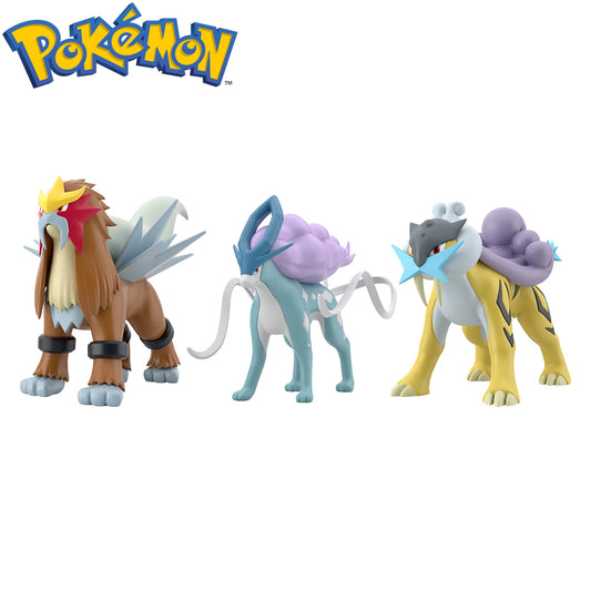 [PRE-ORDER] POKÉMON SCALE WORLD JOHTO REGION RAIKOU & ENTEI & SUICUNE