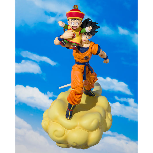 [PRE-ORDER] S.H.Figuarts Dragon Ball Z SON GOKU + SON GOHAN KID + KINTOUN