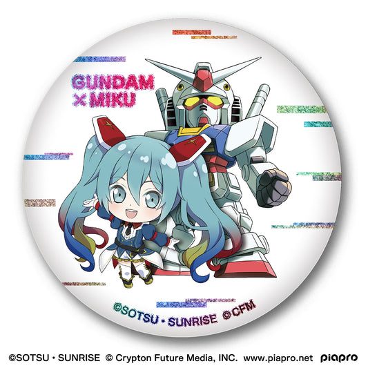 [PRE-ORDER] GUNDAM X HATSUNE MIKU COLLABORATION COMMEMORATIVE CAN BADGE