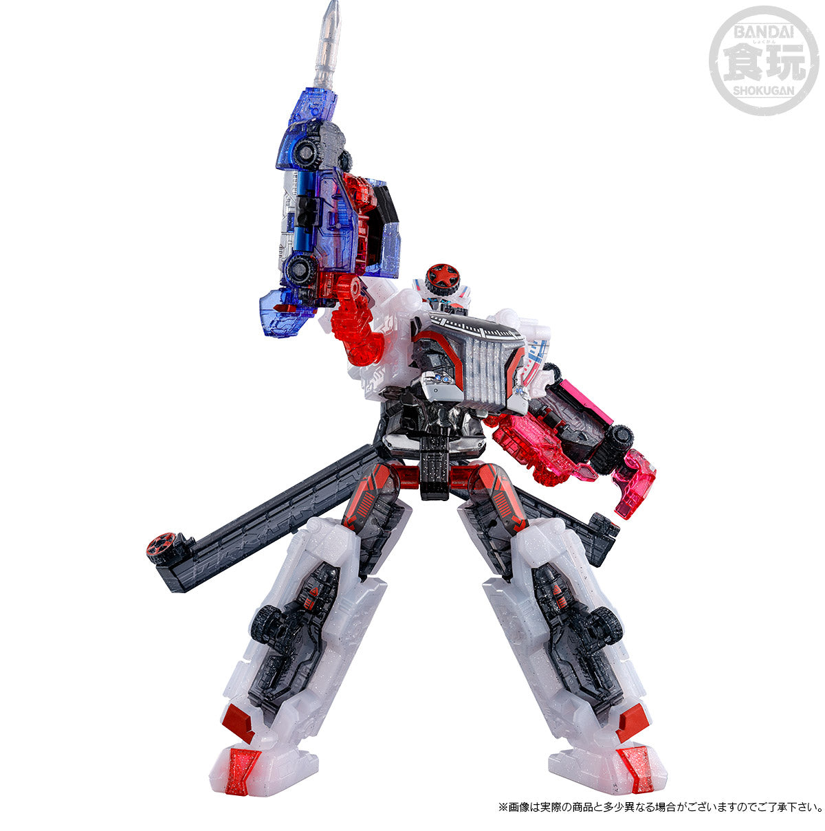 [PRE-ORDER] MINIPLA BAKUAGE GATTAI SERIES PB BAKUAGESENTAI BOONBOOMGER BIG-9 ROBOTS BOONBOOM CALL-IN SET BAKUAGE CLEAR VER.