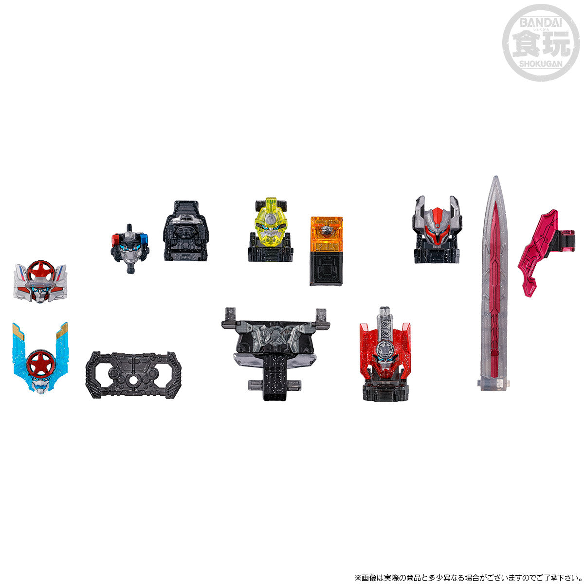 [PRE-ORDER] MINIPLA BAKUAGE GATTAI SERIES PB BAKUAGESENTAI BOONBOOMGER BIG-9 ROBOTS BOONBOOM CALL-IN SET BAKUAGE CLEAR VER.