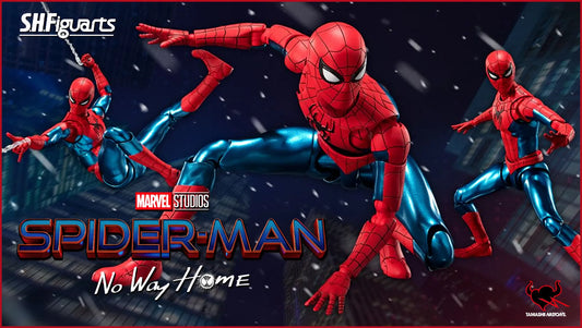 [IN STOCK in AU] S.H.Figuarts Spider-Man No Way Home New Red & Blue Suit