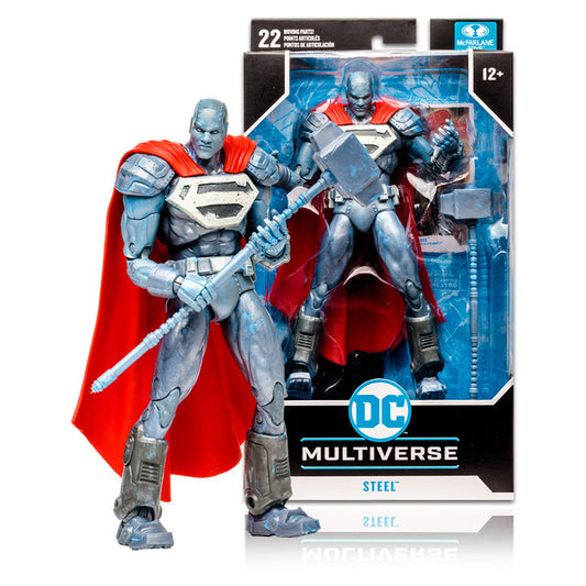 [PRE-ORDER] DC MCFARLANE Steel (Reign of the Supermen) 7" Figure