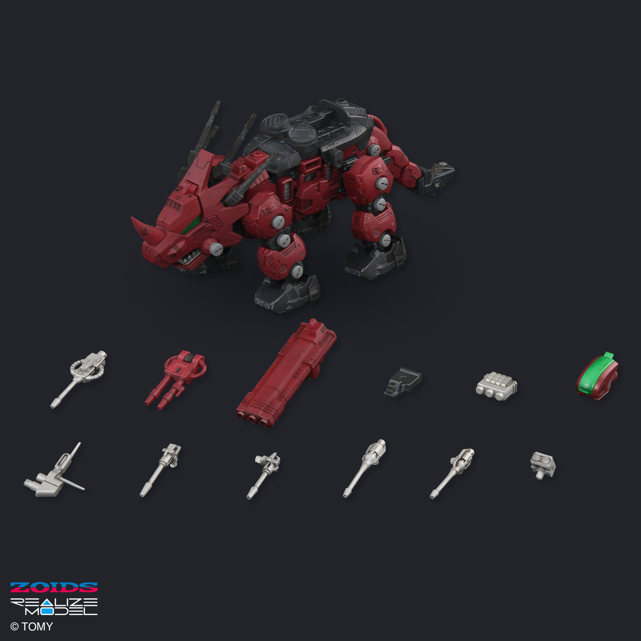 [PRE-ORDER] ZOIDS REALIZE MODEL RMZ-014 Red Horn Guylos Color