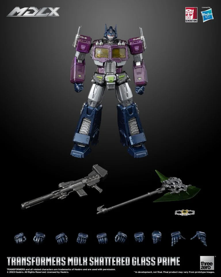 [BACK-ORDER] Threezero Transformers MDLX Shattered Glass Optimus Prime
