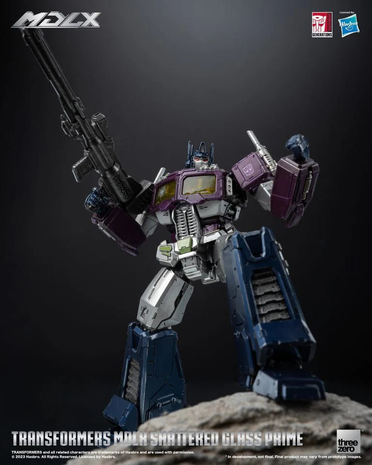 [BACK-ORDER] Threezero Transformers MDLX Shattered Glass Optimus Prime