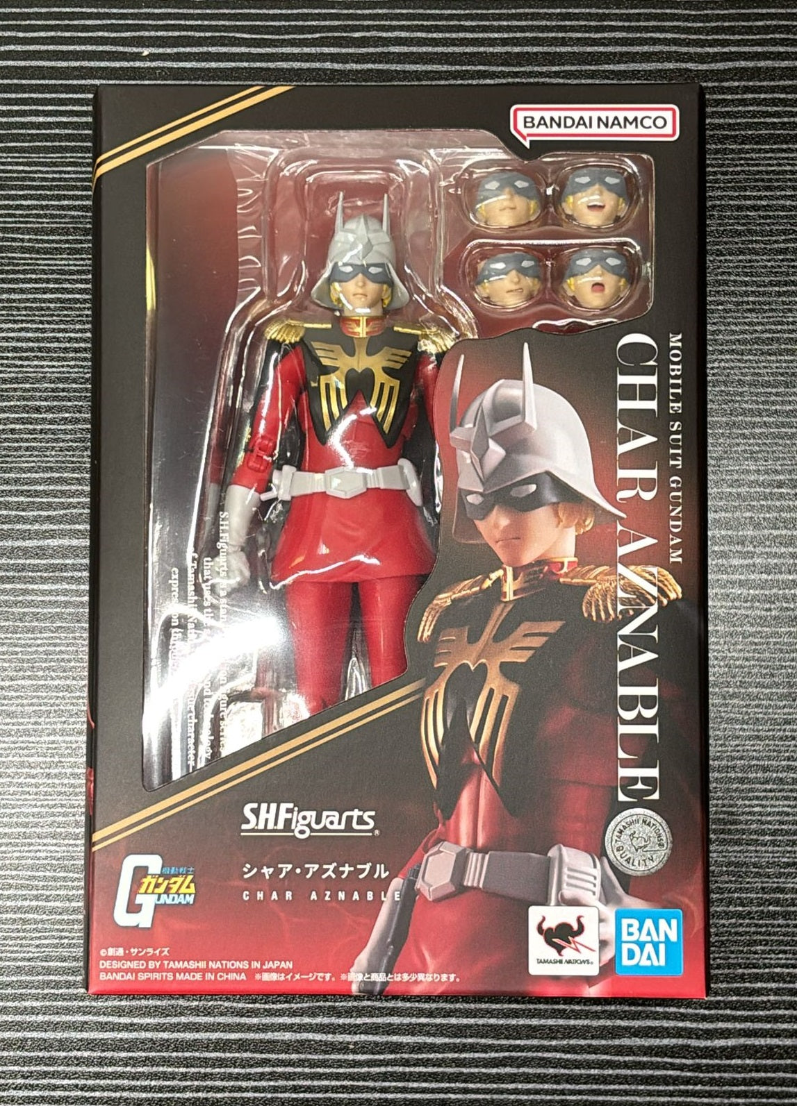 [BACK-ORDER] Mobile Suit Gundam S.H.Figuarts Char Aznable
