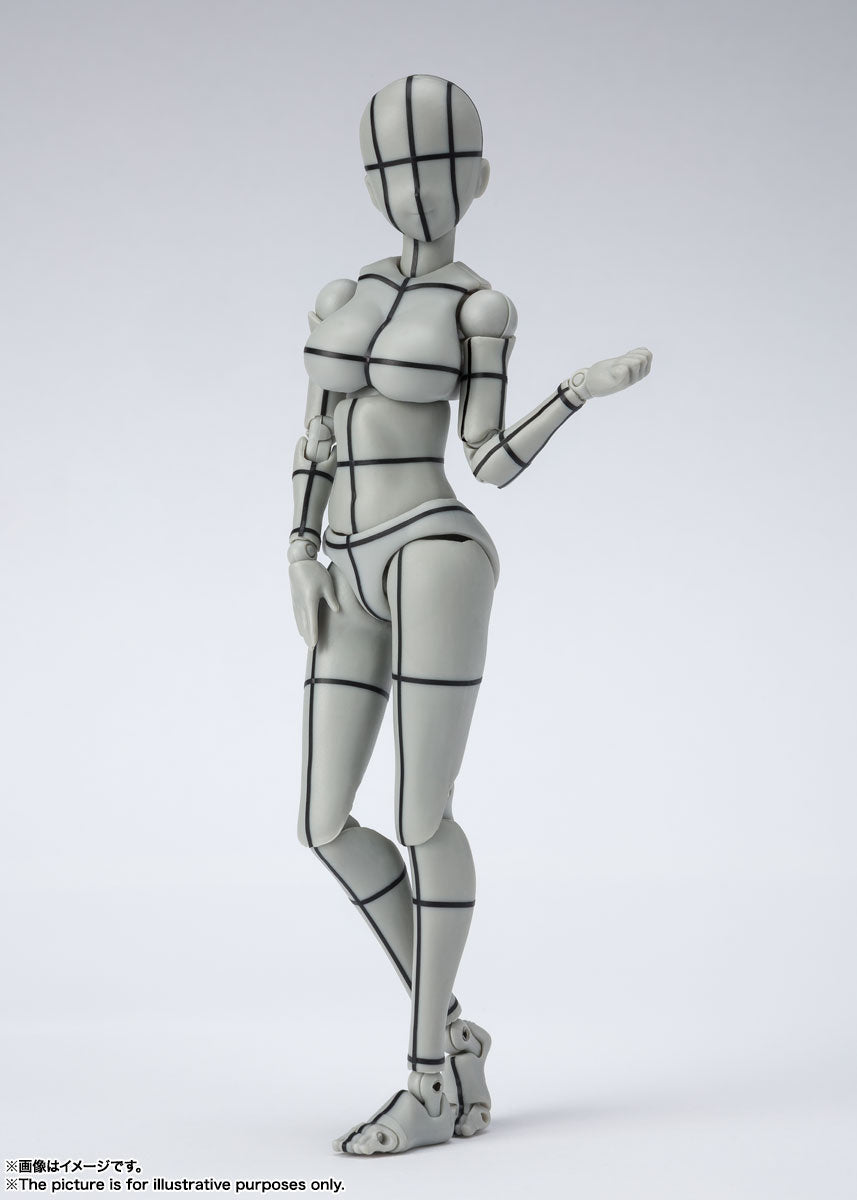 [PRE-ORDER] S.H.Figuarts Body-chan -Kentaro Yabuki- Edition Wire Frame (Gray Color Ver.)
