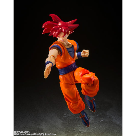 [PRE-ORDER] S.H.Figuarts Super Saiyan God Son Goku - Saiyan God Of Virtue - [Reissue]