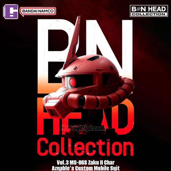 [PRE-ORDER] BN HEAD COLLECTION VOL.3 MS-06S ZAKU II