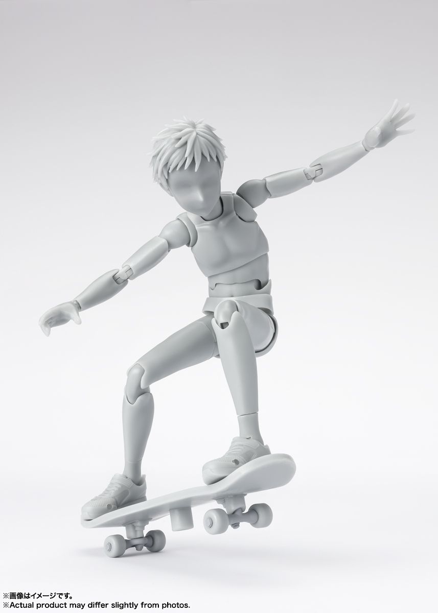 [IN STOCK in HK] S.H.Figuarts BODY KUN (SCHOOL LIFE) EDITION DX SET (GRAY COLOR VER.)