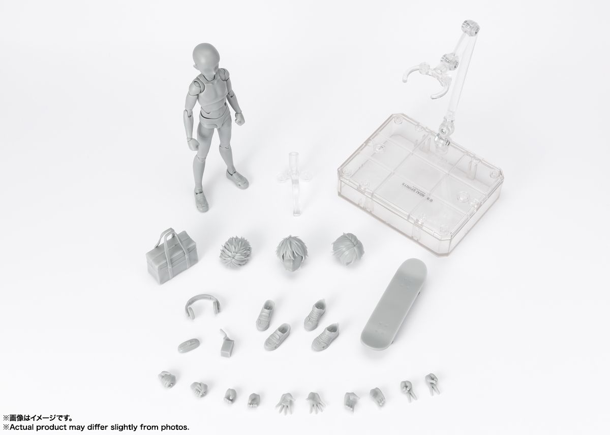 [IN STOCK in HK] S.H.Figuarts BODY KUN (SCHOOL LIFE) EDITION DX SET (GRAY COLOR VER.)
