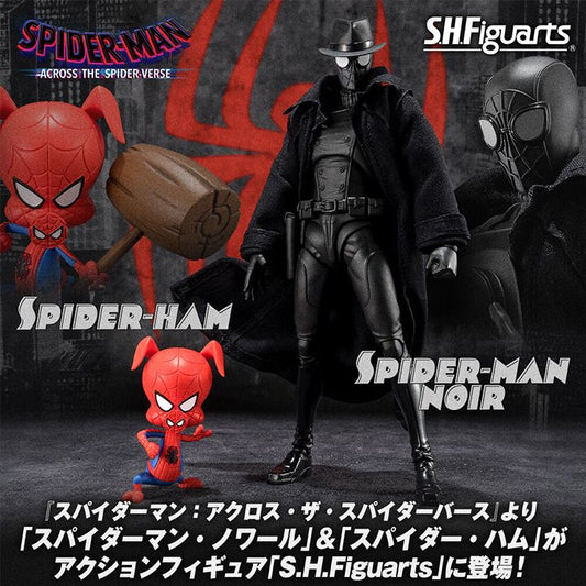 [PRE-ORDER] S.H.Figuarts SPIDER-MAN NOIR & SPIDER-HAM (Spider-Man: Across the Spider-Verse)