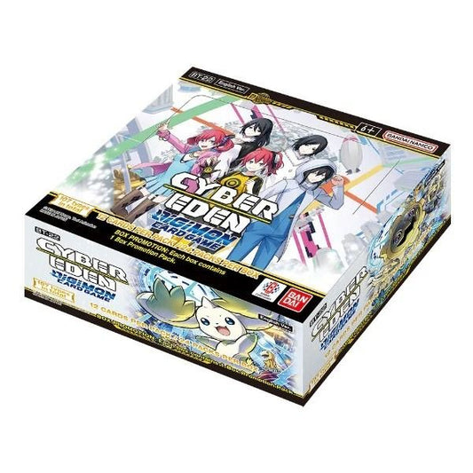 [IN STOCK in HK] Digimon Card Game Booster Pack CYBER EDEN【BT-22】 Japanese Box of 24 Packs