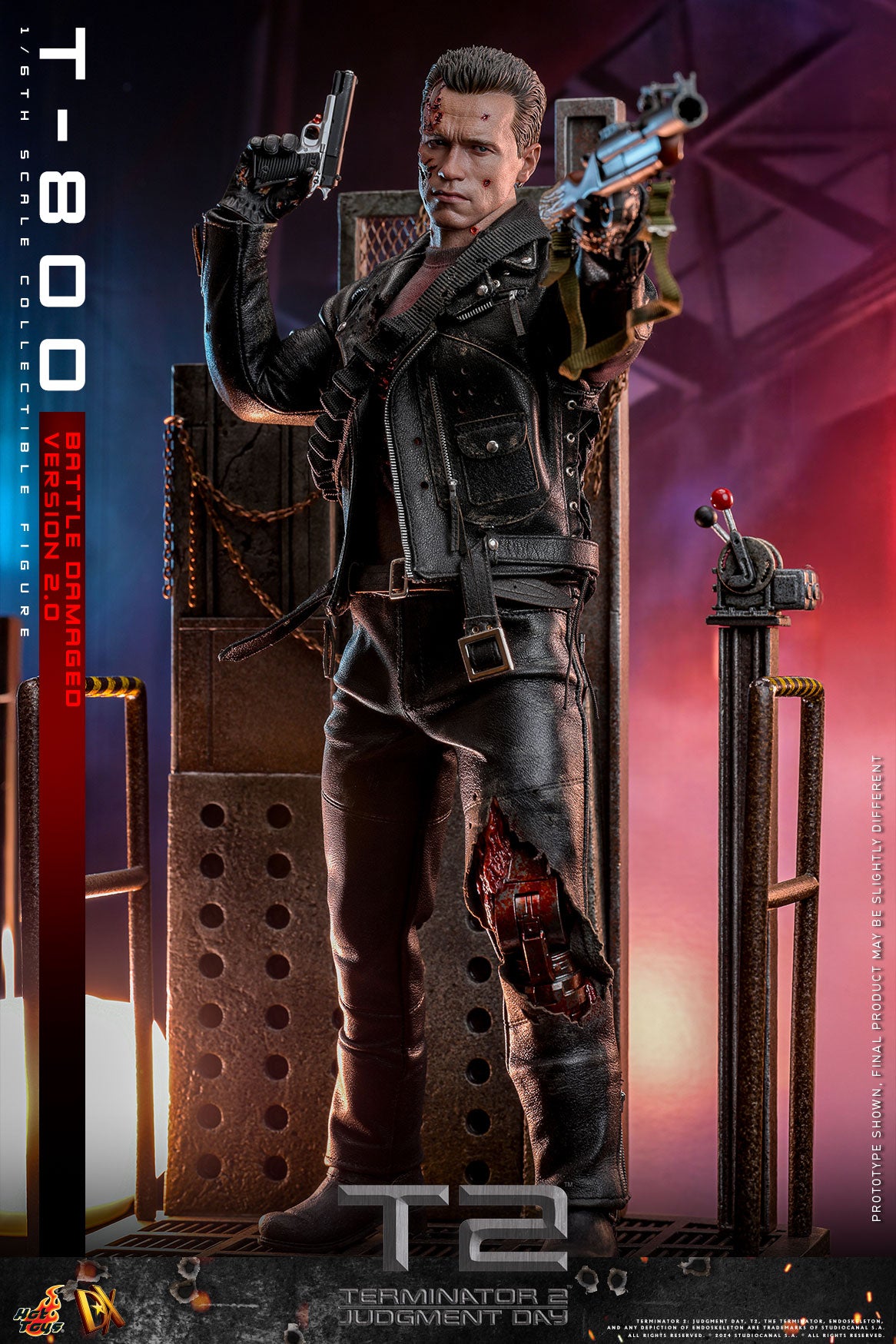 [PRE-ORDER] DX46 "Terminator 2: Judgment Day" 1/6th scale T-800 (Battle Damaged Version 2.0) Collectible Figure